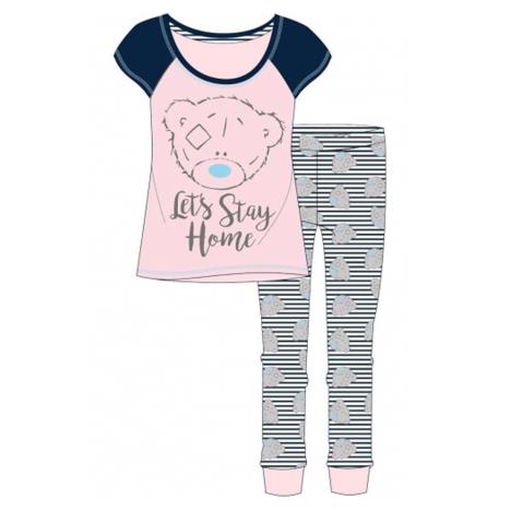Adults Tatty Teddy Lets Stay Home Me to You Bear Pyjama Set £13.49